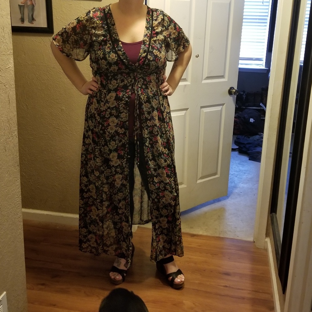 Floral kimono/duster